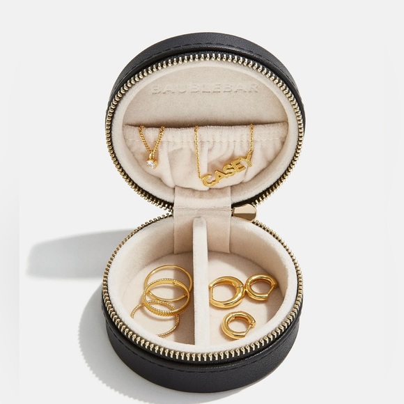 BaubleBar Jewelry - BaubleBar Round Jewelry Storage Case